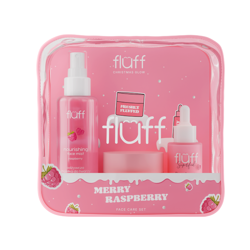 FLUFF - FACE CARE SET - MERRY RASPBERRY