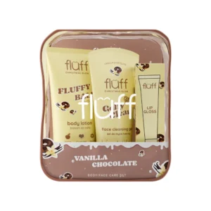 FLUFF - FACE & BODY CARE GIFT SET - VANILLA CHOCOLATE