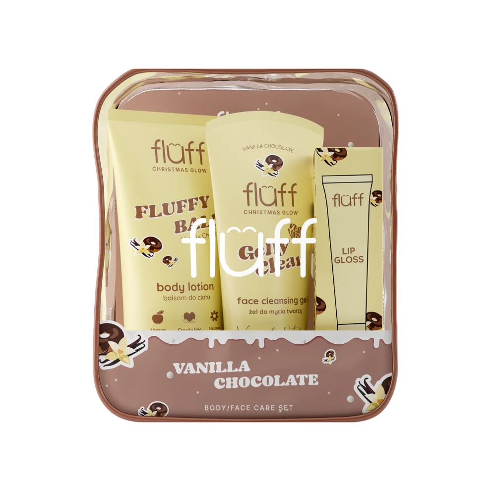 FLUFF - FACE & BODY CARE GIFT SET - VANILLA CHOCOLATE
