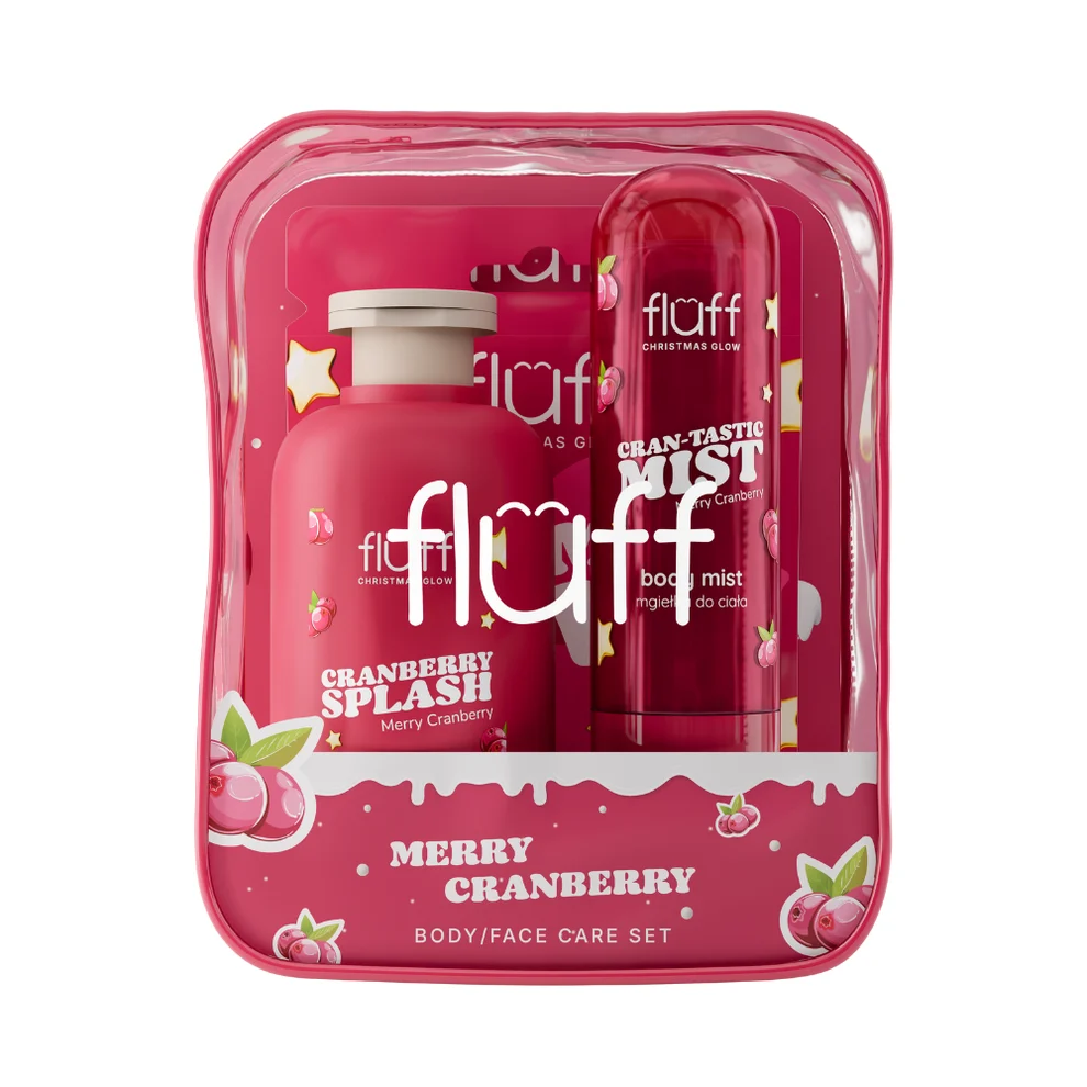 Fluff Merry Cranberry Face & Body Care Gift Set