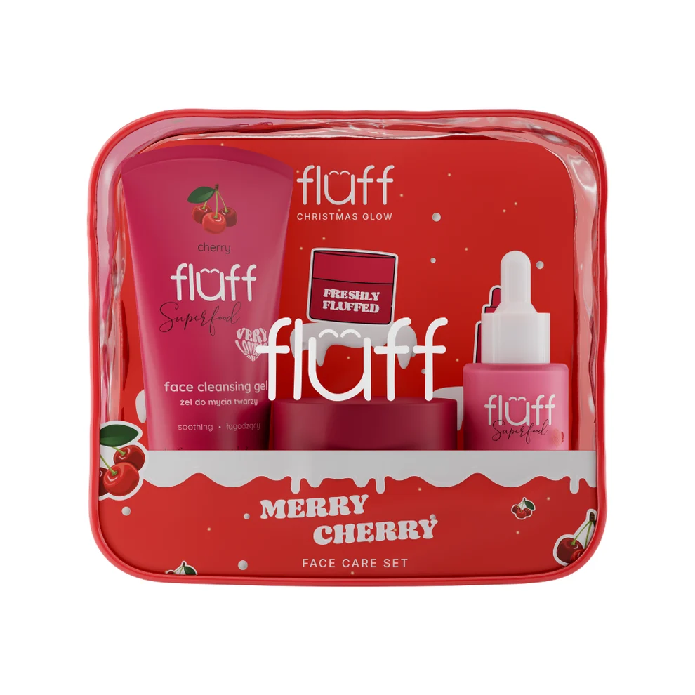 FLUFF - GIFT SET: MERRY CHERRY - FACE CARE SET