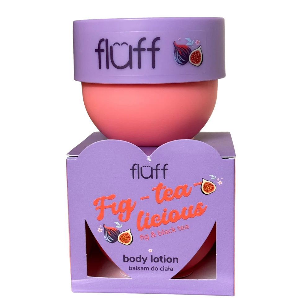 FLUFF -BODY LOTION FIG-TEALICIOUS - FIG & BLACK TEA - 150ml