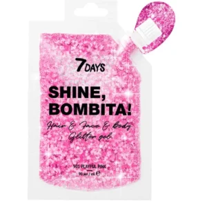 GEL GLITTER FOR FACE, HAIR & BODY - PINK - B.COLOUR